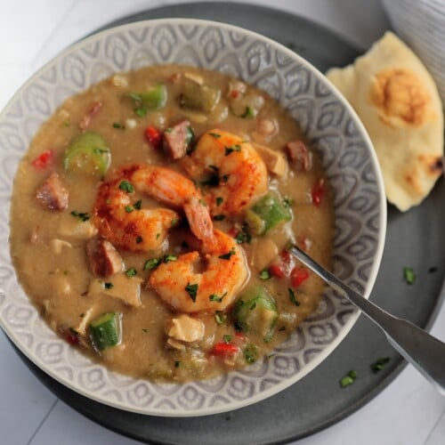 Shrimp and Sausage Gumbo • Flavor Feed