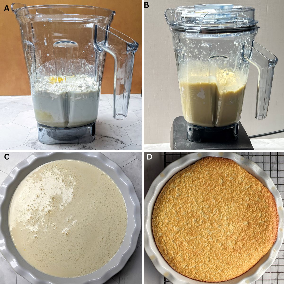 Steps to make Lemon Impossible pie.