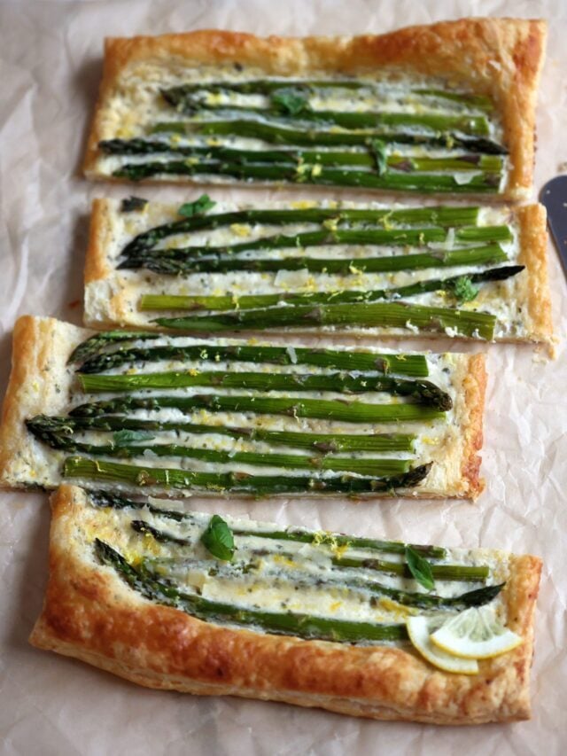 Asparagus Puff Pastry Tart