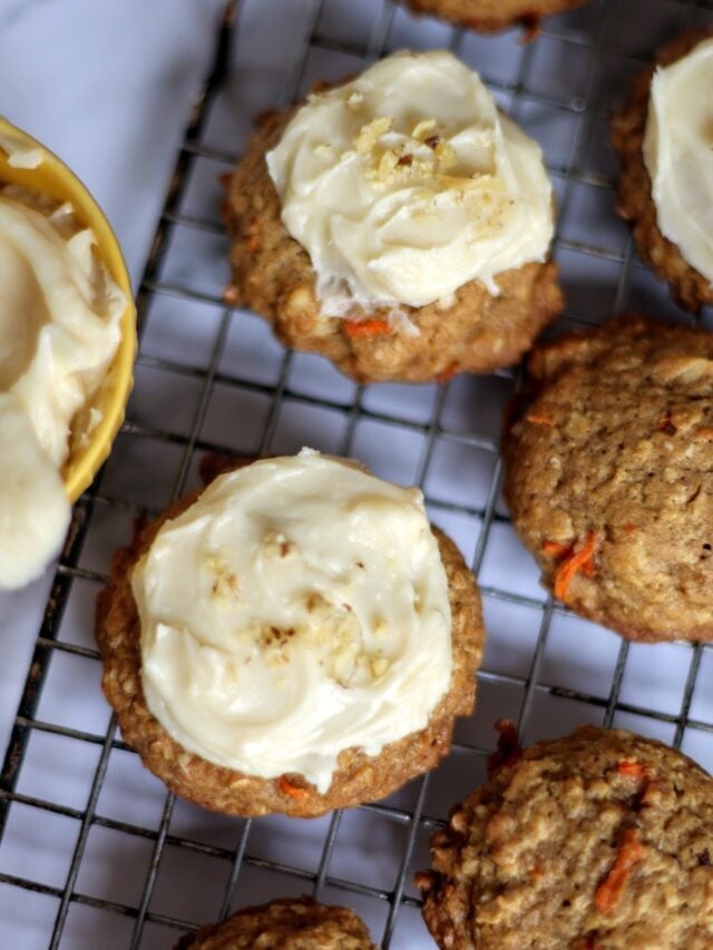 Chewy Carrot Cake Cookies Story