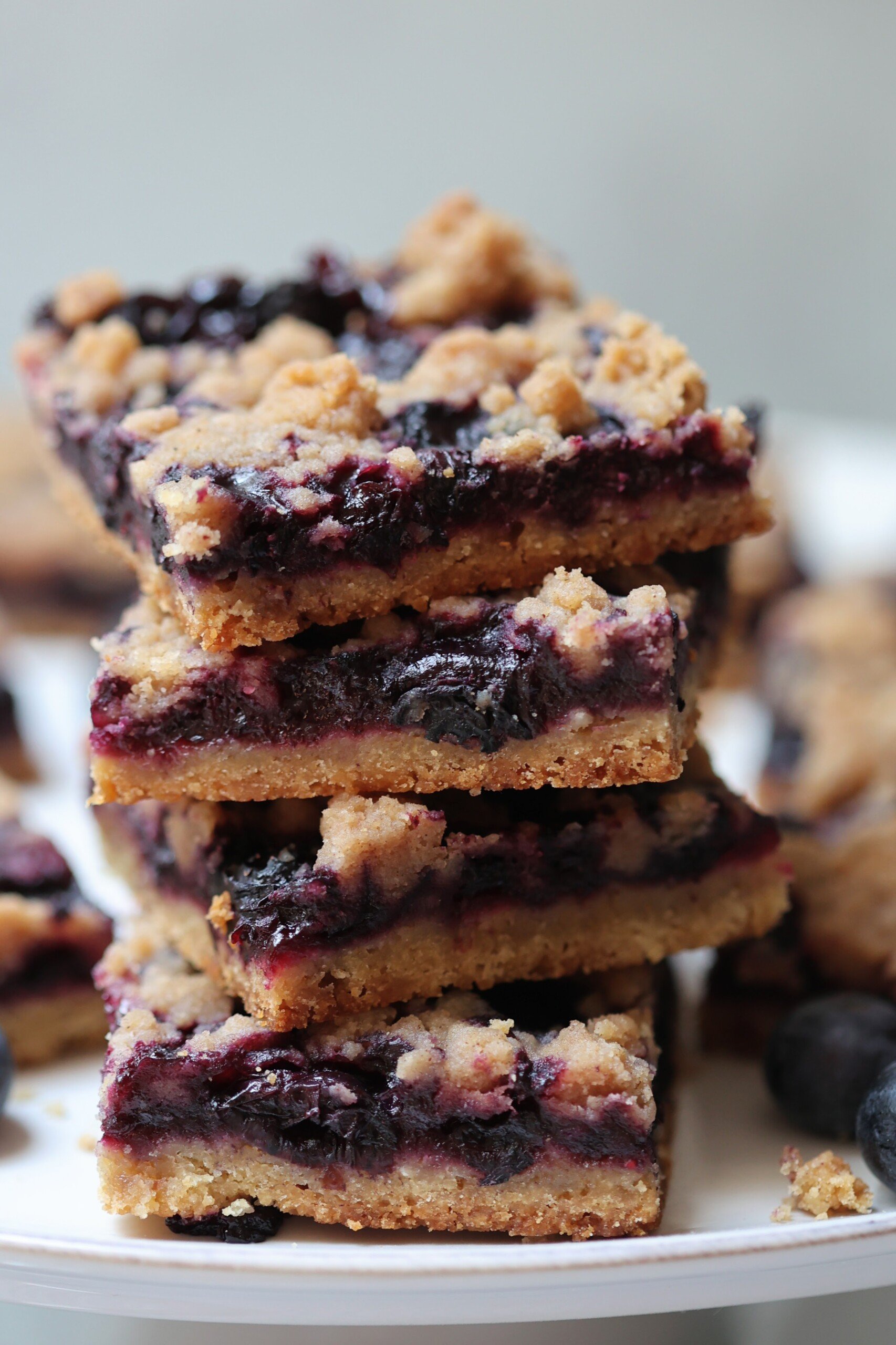 Blueberry Crumble Pie Bars • Flavor Feed