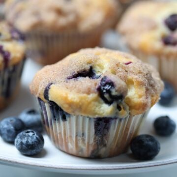 Blueberry Buckle Muffins