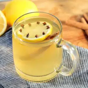 Hot Toddy with Lemon and Ginger.