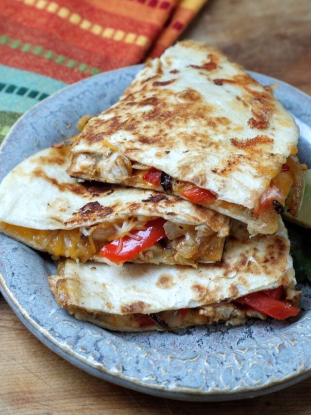 Easy Chicken Quesadillas