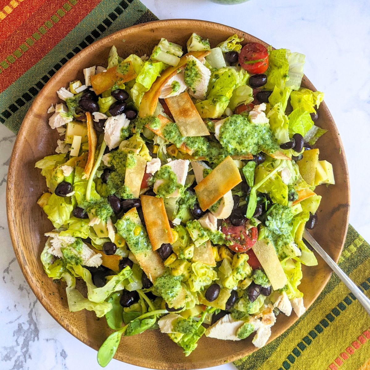 Santa Fe Salad with Chicken • Flavor Feed