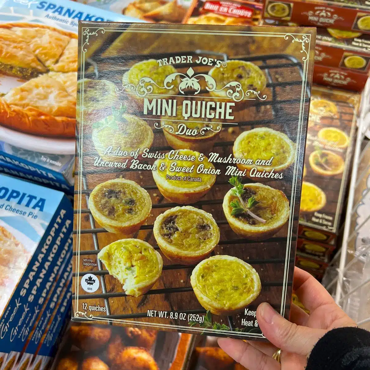 Trader Joe's mini quiches.