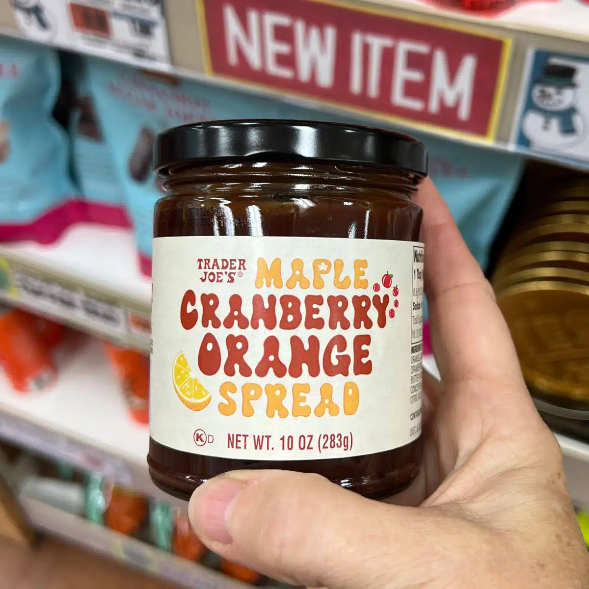 Trader Joes Cranberry Orange Spread.