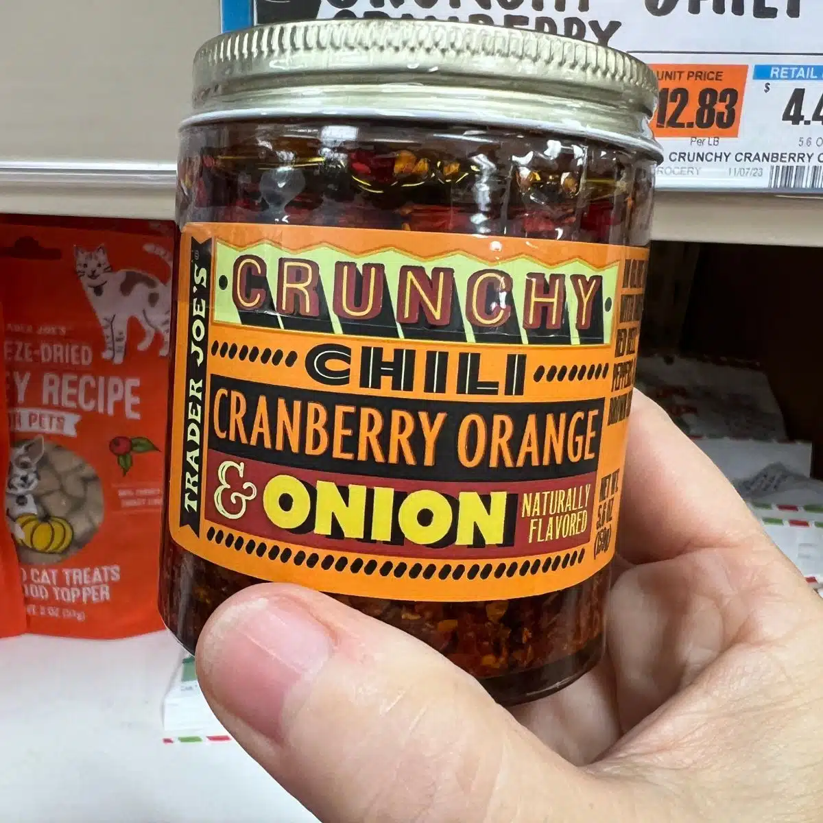 Trader Joes Cranberry Orange Onion  Chili Crunch