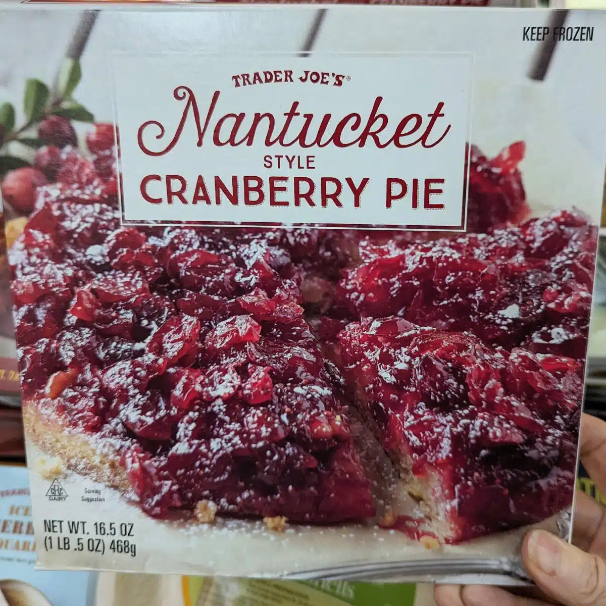 Trader Joes Nantucket Cranberry Pie.