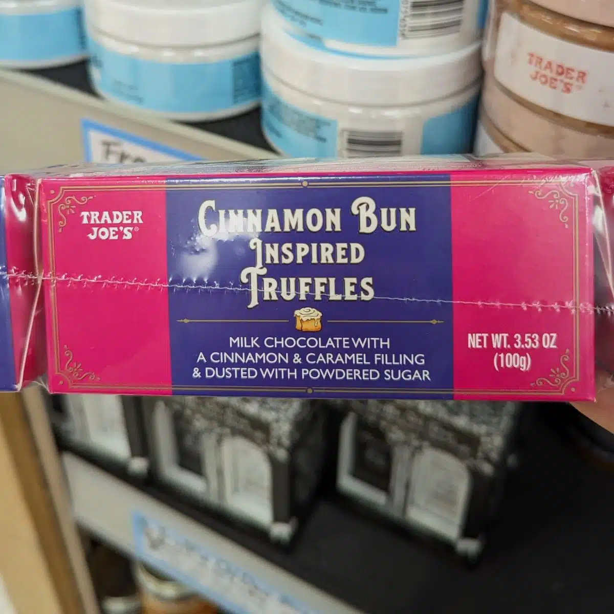 Trader Joes Cinnamon Bun Truffles