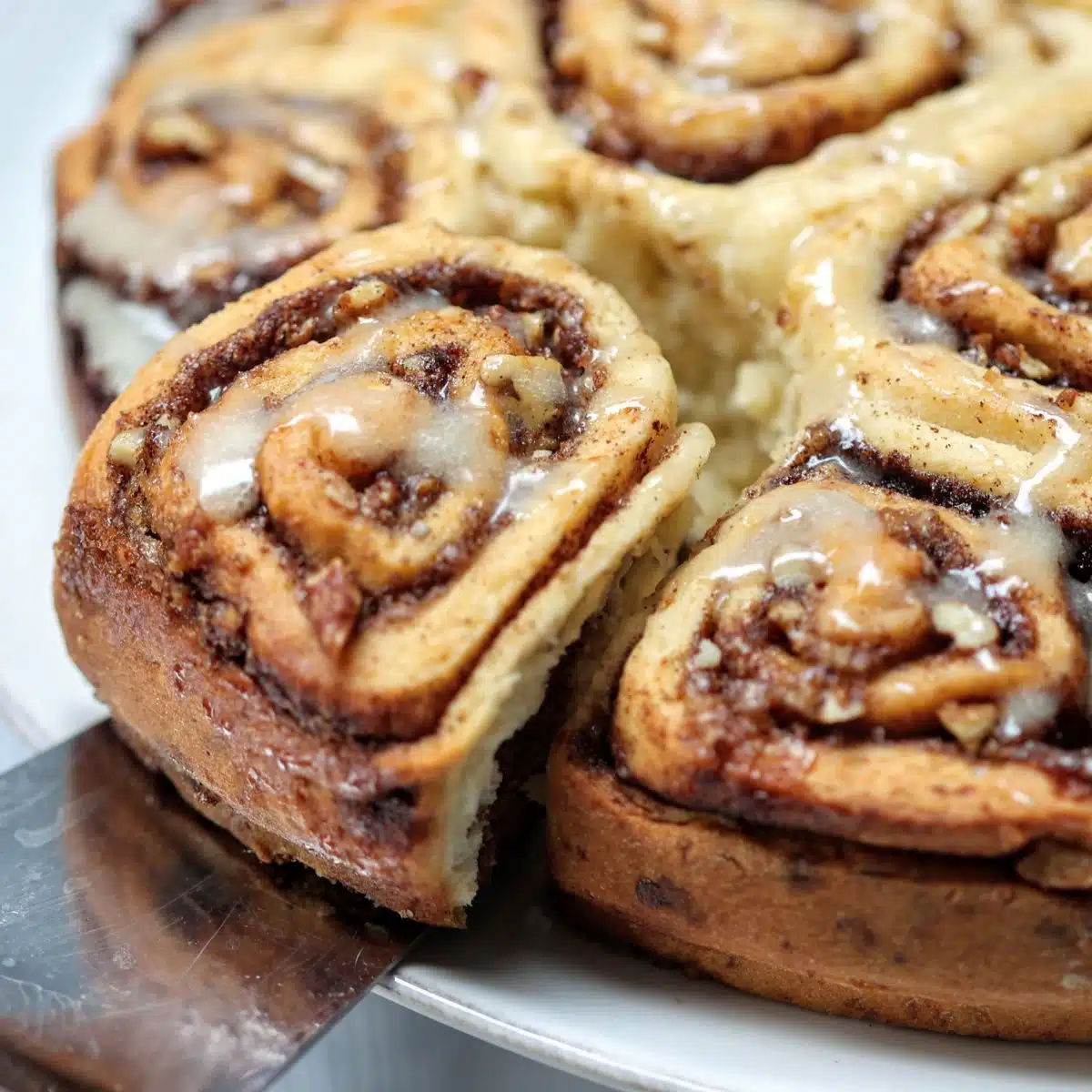 Easy no-rise cinnamon buns.