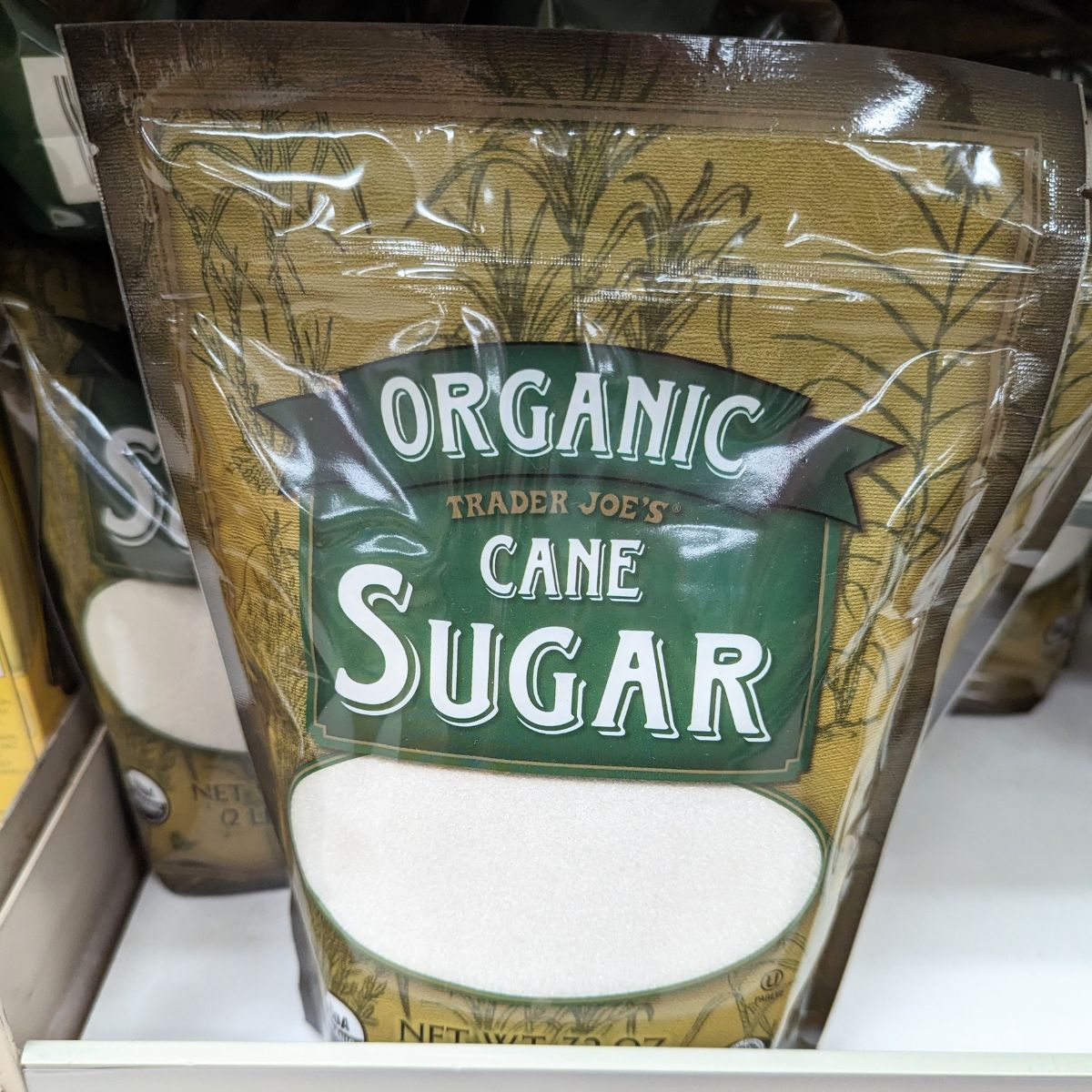 Trader Joe's Organic Cane Sugar.