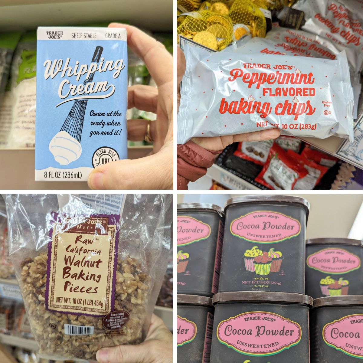 Trader Joe's Baking Products.