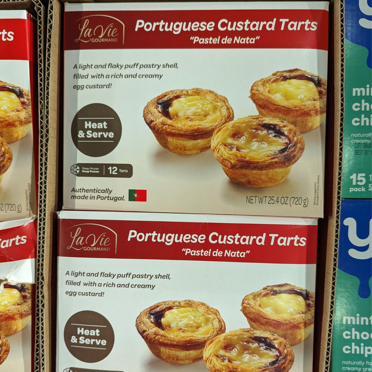 Costco's Portuguese custard Tarts.
