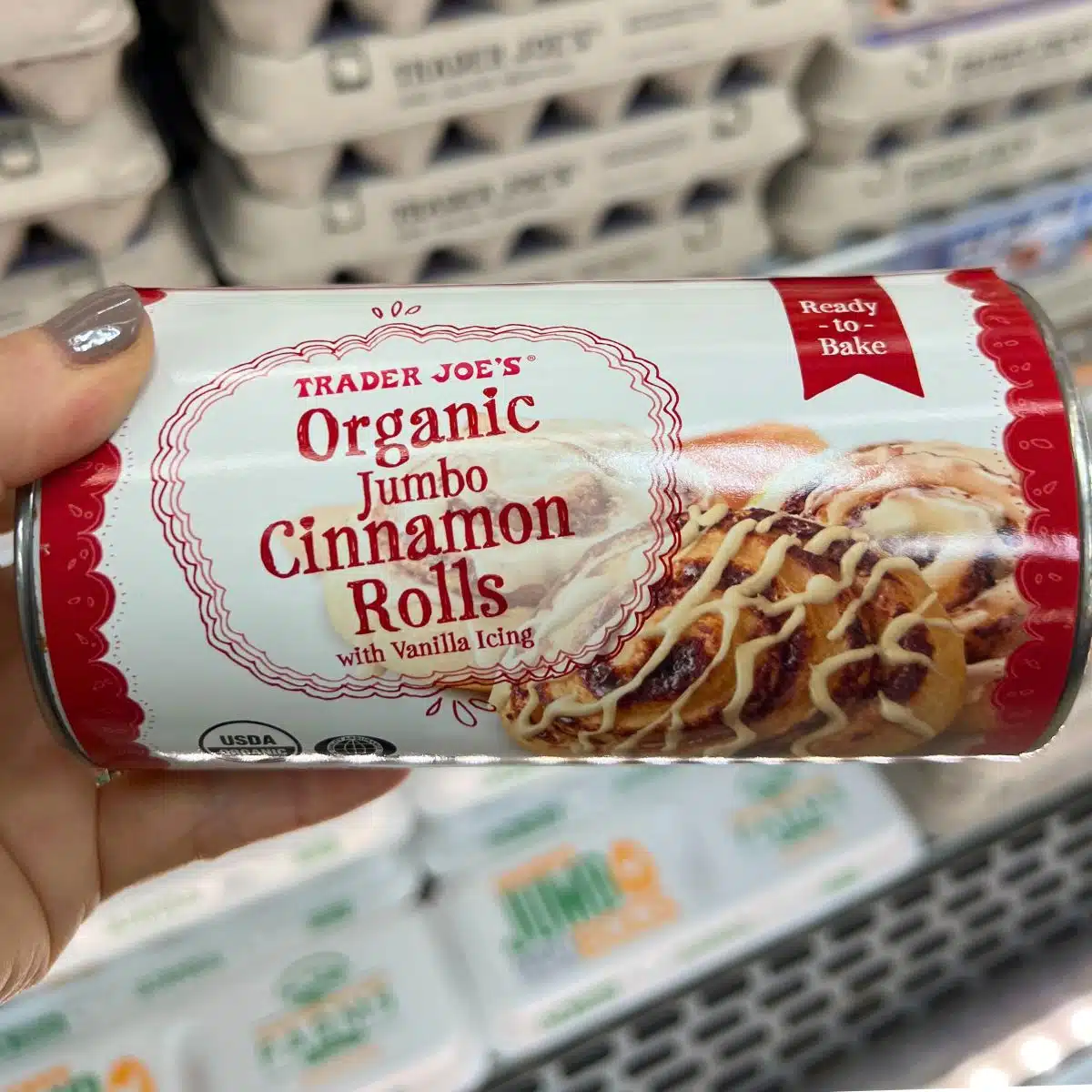 Trader Joes Organic Cinnamon rolls