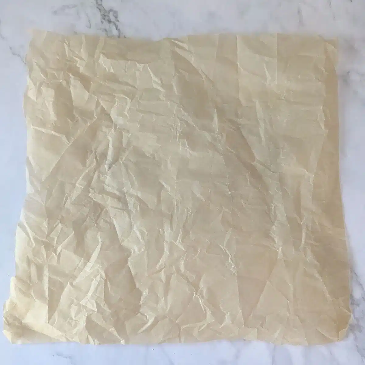parchment paper sheet.
