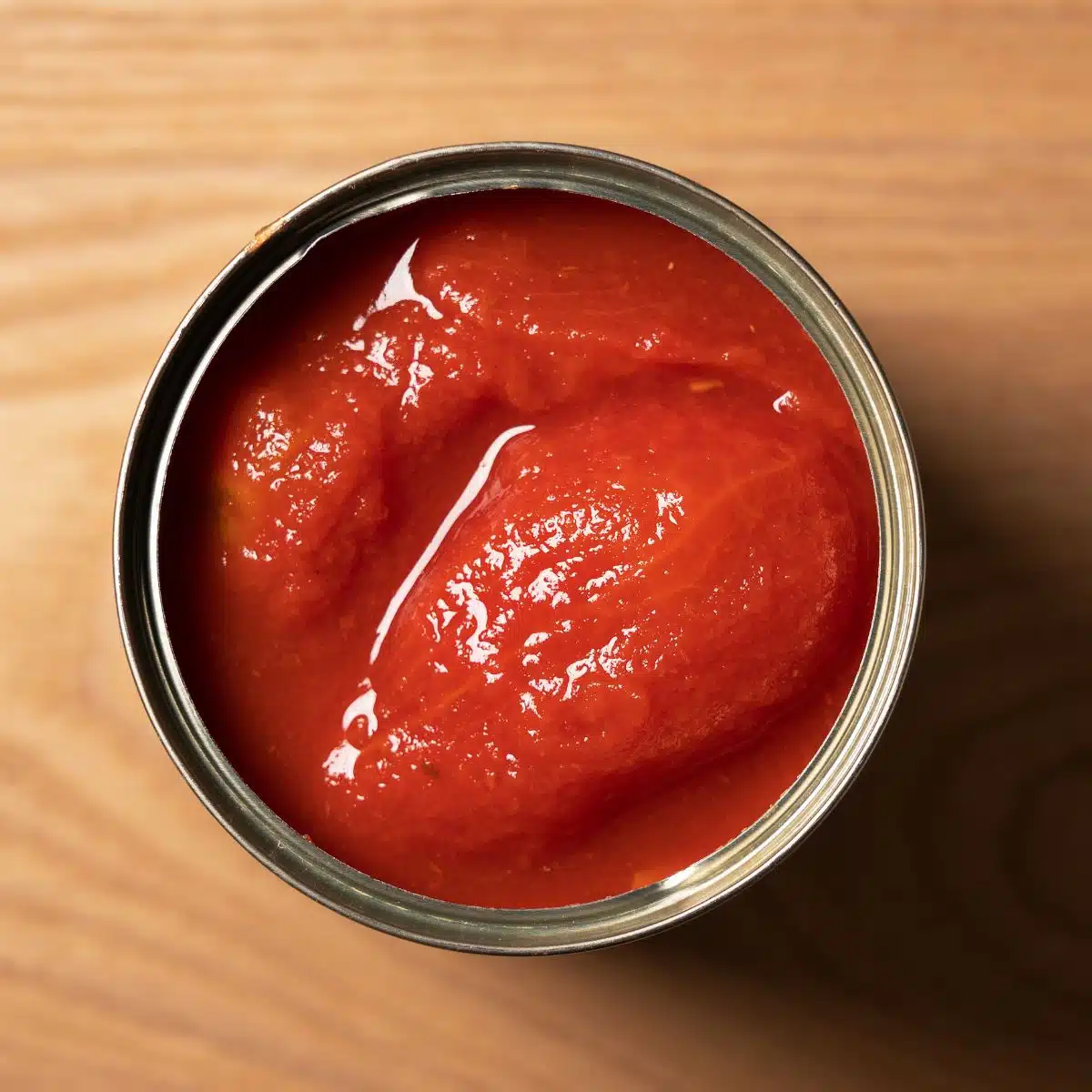 Can of whole peeled tomatoes. 