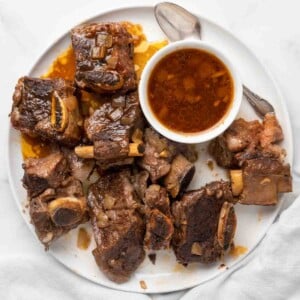 Slow cooker Guinness Short ribs.
