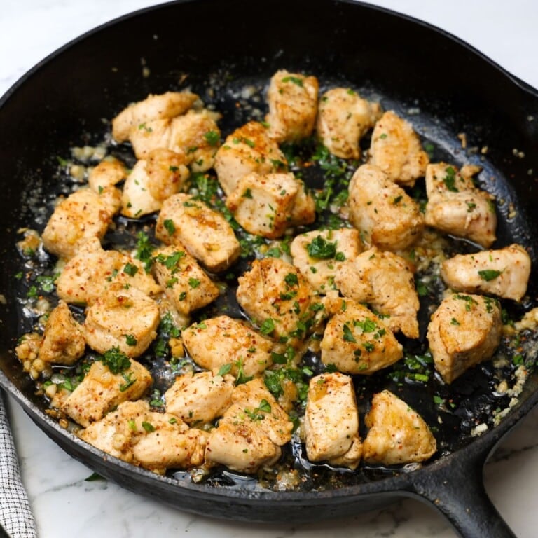 Garlic Parmesan Chicken Bites • Flavor Feed